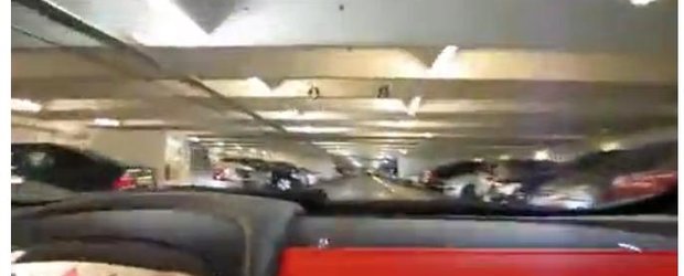 Viteza in parcarea subterana: cu 150 km/h in parcare, la bordul unui McLaren SLR