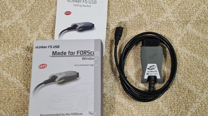 VLinker FS Adapter for FORScan HS/MS-CAN Auto Switch , FiatEcuScan MultiEcuScan