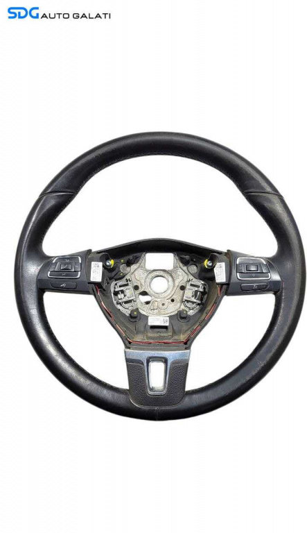 Volan 3 Spite din Piele cu Comenzi Volkswagen EOS 2006 - 2011 Cod 3C8419091BEE74 307020999Q24-AE 3C8...
