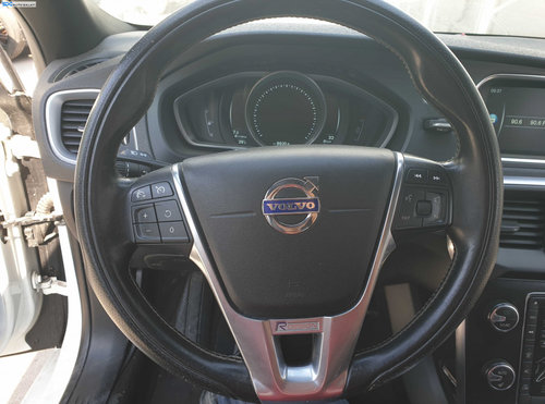 Volan 3 Spite Piele cu Comenzi FARA Airbag Volvo V40 2012 - 2019 [K7072]