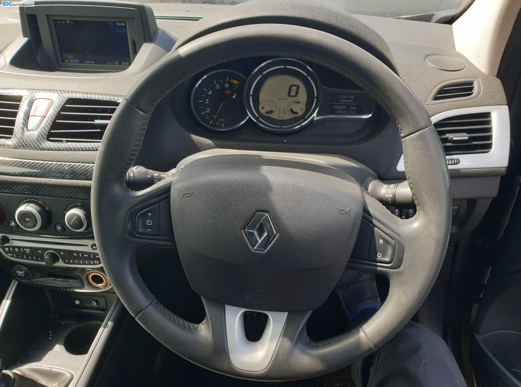 Volan 3 Spite Piele cu Comenzi FARA Airbag Renault Megane 3 2008 - 2016 [K5760]