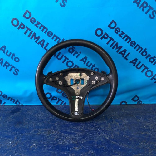 Volan AMG cu padele piele NEGRU Mercedes C Class W204 2007-2011 COD A2044602703