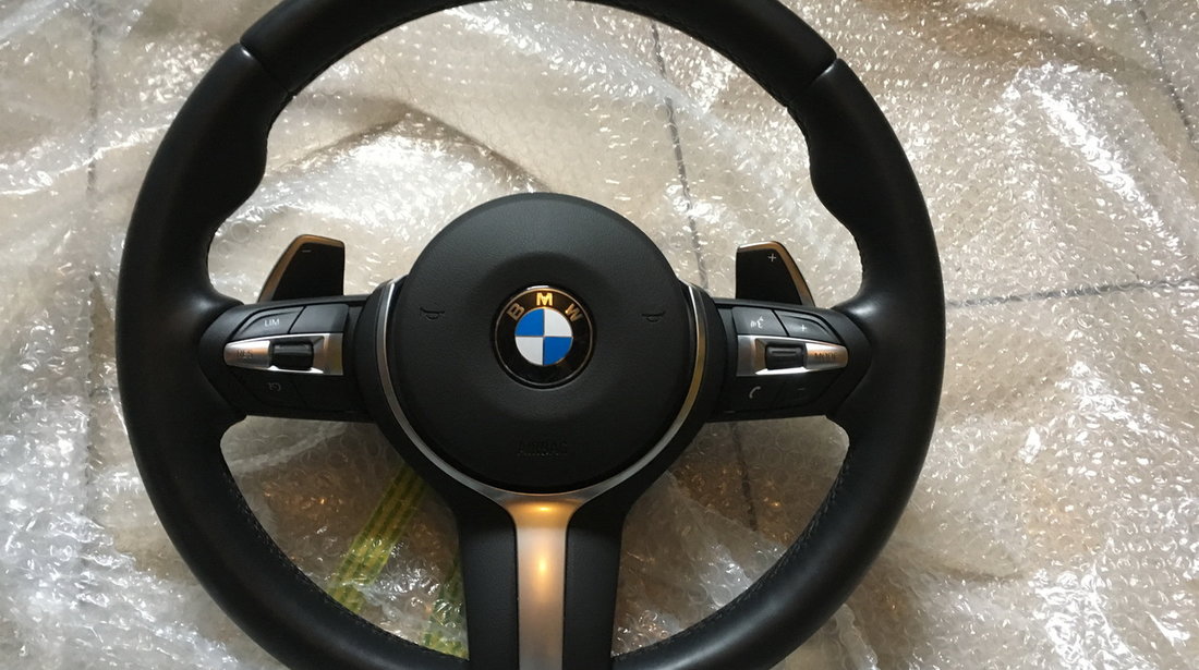 Volan BMW M Sport cu padele BMW F01 F02 F07 F10 F11 F12 F13 2018