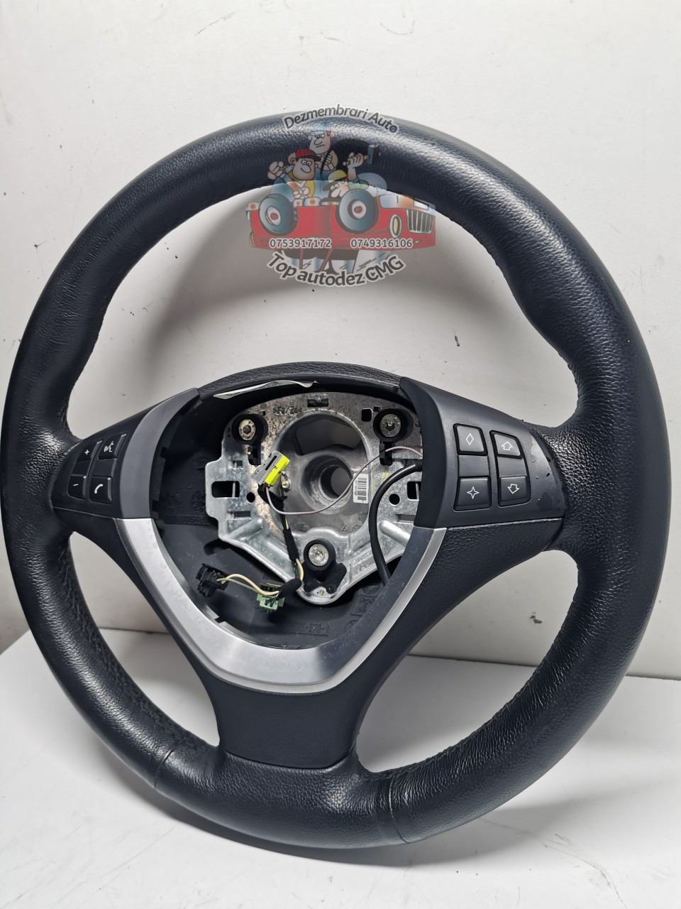Volan BMW X5 E70 X6 E71 imbracat in piele cu comenzi