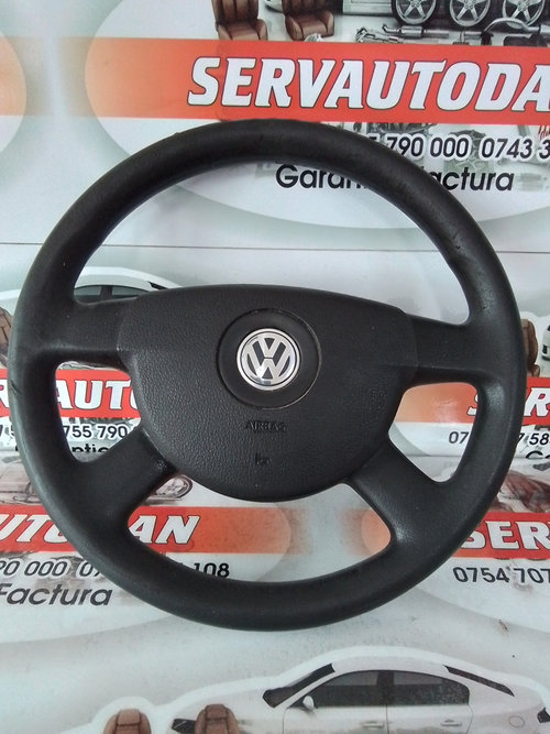 Volan cu airbag Volkswagen Passat B6 3C (2005-2010) 2.0 Motorina 2008, 3C04190911QB / 3C0880201AH