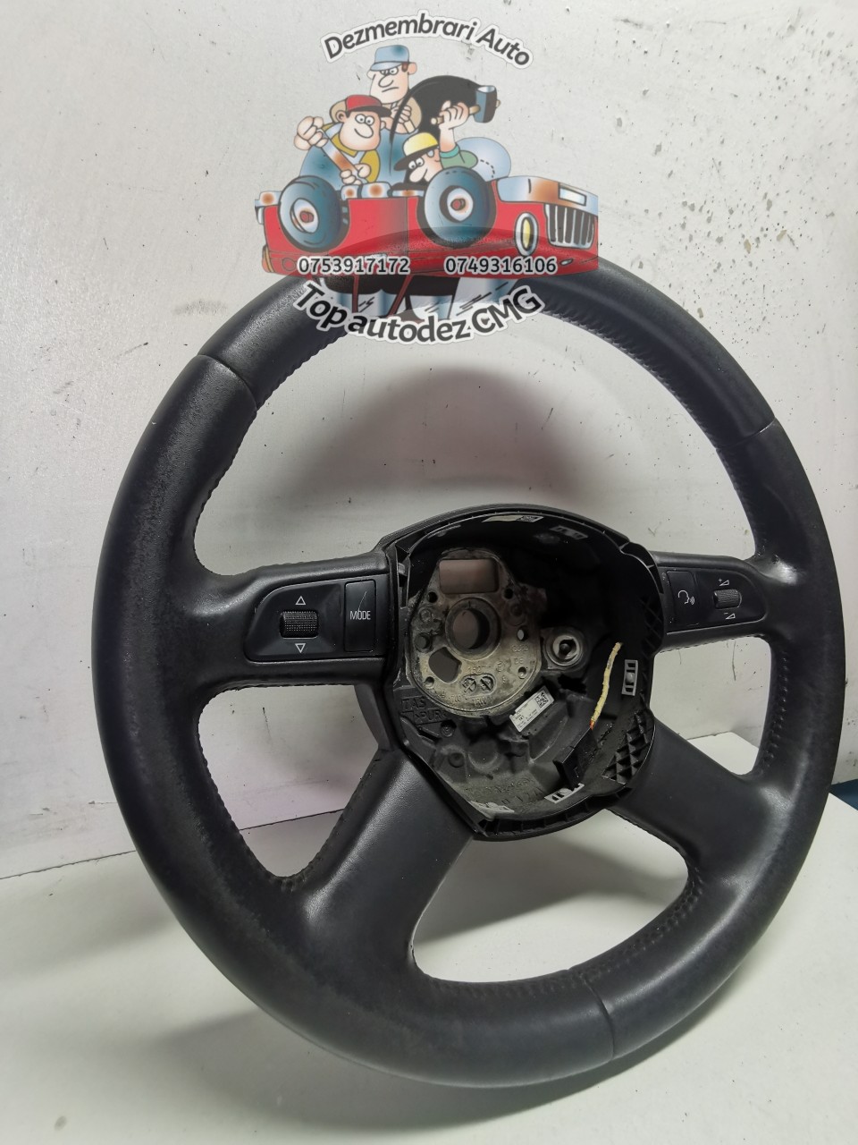 Volan cu comenzi Audi A4 B8 A5 A6 A3 volan piele în patru spite