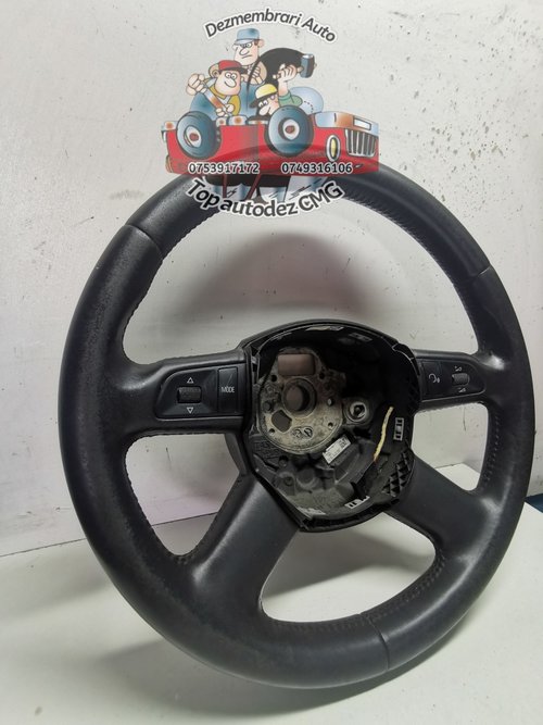 Volan cu comenzi Audi A4 B8 A5 A6 A3 volan piele în patru spite