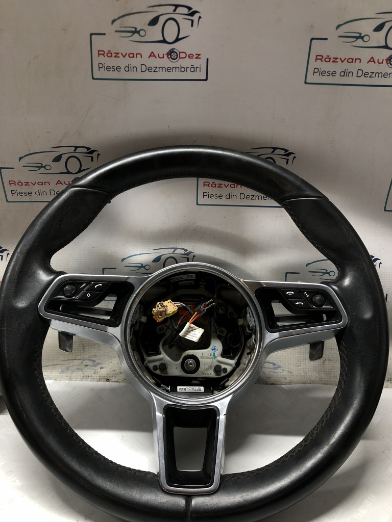 Volan cu comenzi și padele Porsche Macan 3.0 Benzina 2015, -