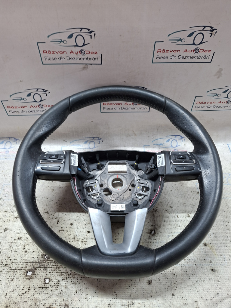 Volan cu comenzi și padele Seat Alhambra - Motorina 2013, 7N5419091A
