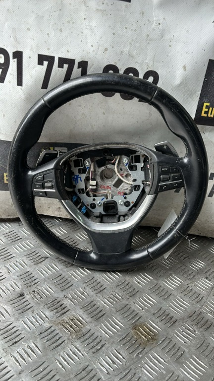 Volan cu comenzi si padele BMW Seria 5 F10 2.0 D cod motor N47D20D an 2012