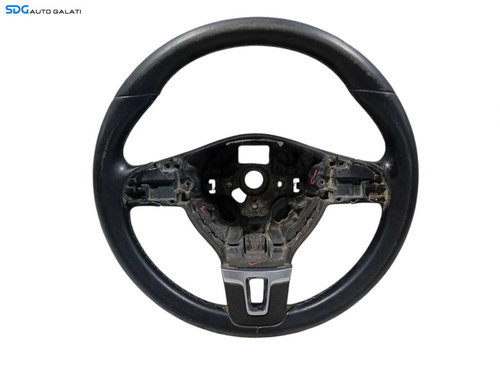 Volan din Piele 3 Spite FARA Comenzi Volkswagen Jetta 4 MK4 2011 - 2018 [LC0872]