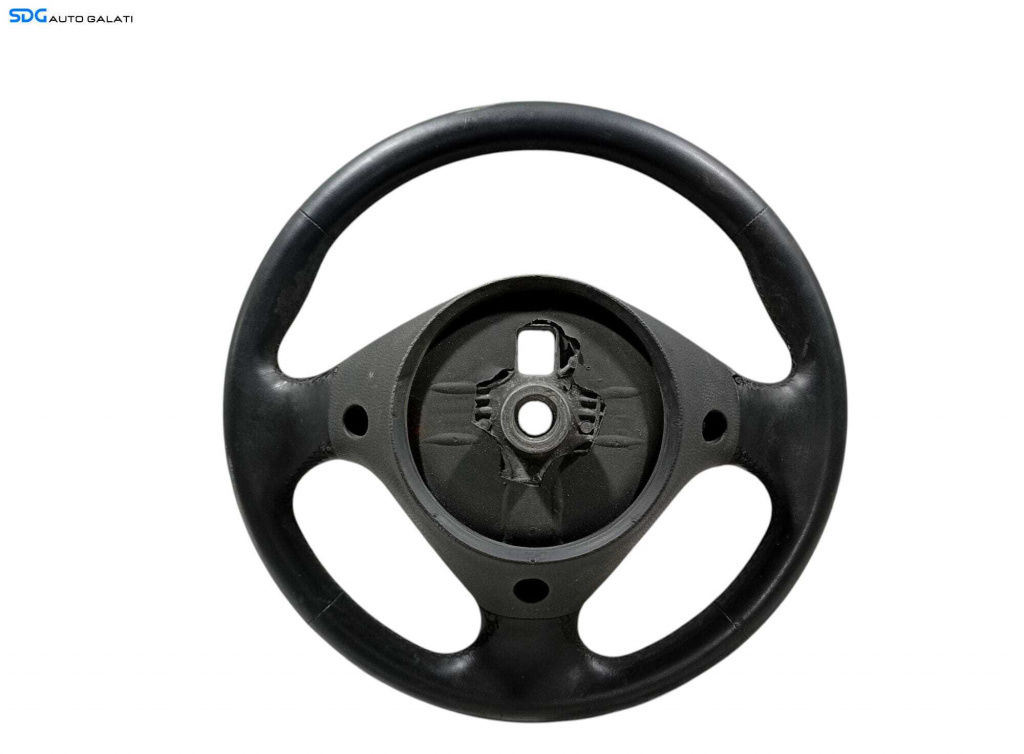 Volan din Piele 3 Spite Fiat Punto 1998 - 2012 [LC0882]
