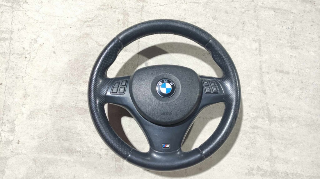 Volan din piele cu comanzi si airbag BMW Seria 3 E92 M pachet an fab. 2006 - 2013