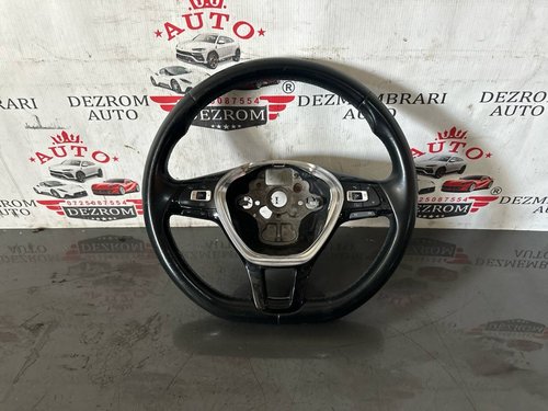 Volan din piele cu comenzi 5G0419091DJ VW Golf Sportsvan (AM1) 1.0 TSI 86 cai