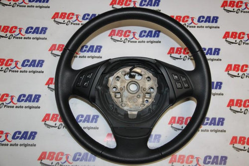 Volan din piele cu comenzi BMW Seria 5 2004-2010 E61 3-375-E90-1