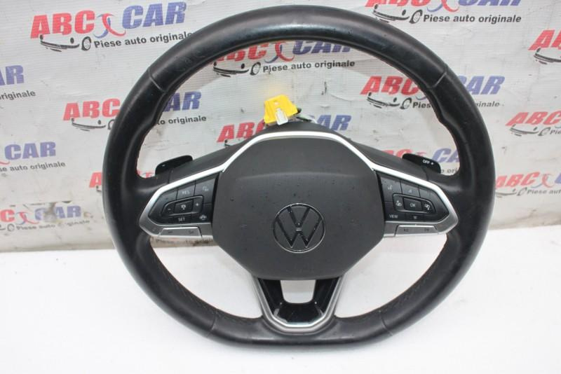 Volan din piele cu comenzi fara airbag Volkswagen T-Roc 2017->