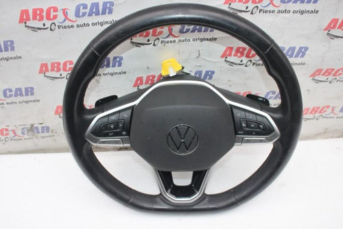 Volan din piele cu comenzi fara airbag Volkswagen T-Roc 2017->