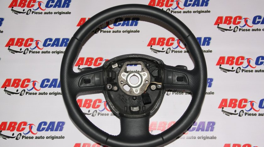 Volan din piele cu comenzi si padele Audi A3 8P model 2005 - 2012 cod: 8P0419091