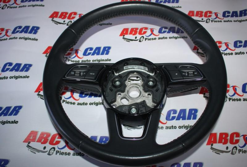 Volan din piele cu comenzi si padele Audi A4 2015-2019 8W2, B9 8W0419091EK