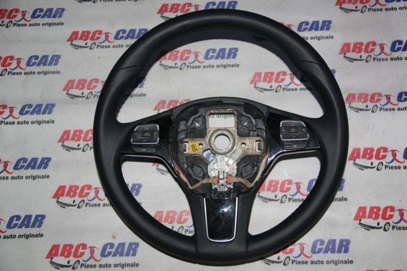 Volan din piele cu comenzi Volkswagen Touareg 2 2010-2015 7P6419091