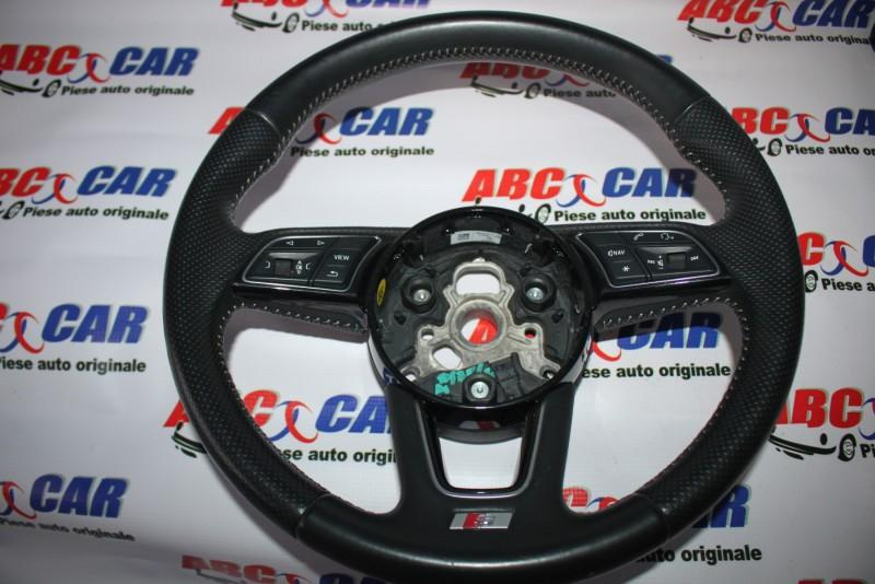 Volan din piele si comenzi Audi A4 2015-2019 8W2, B9 8W0419091N