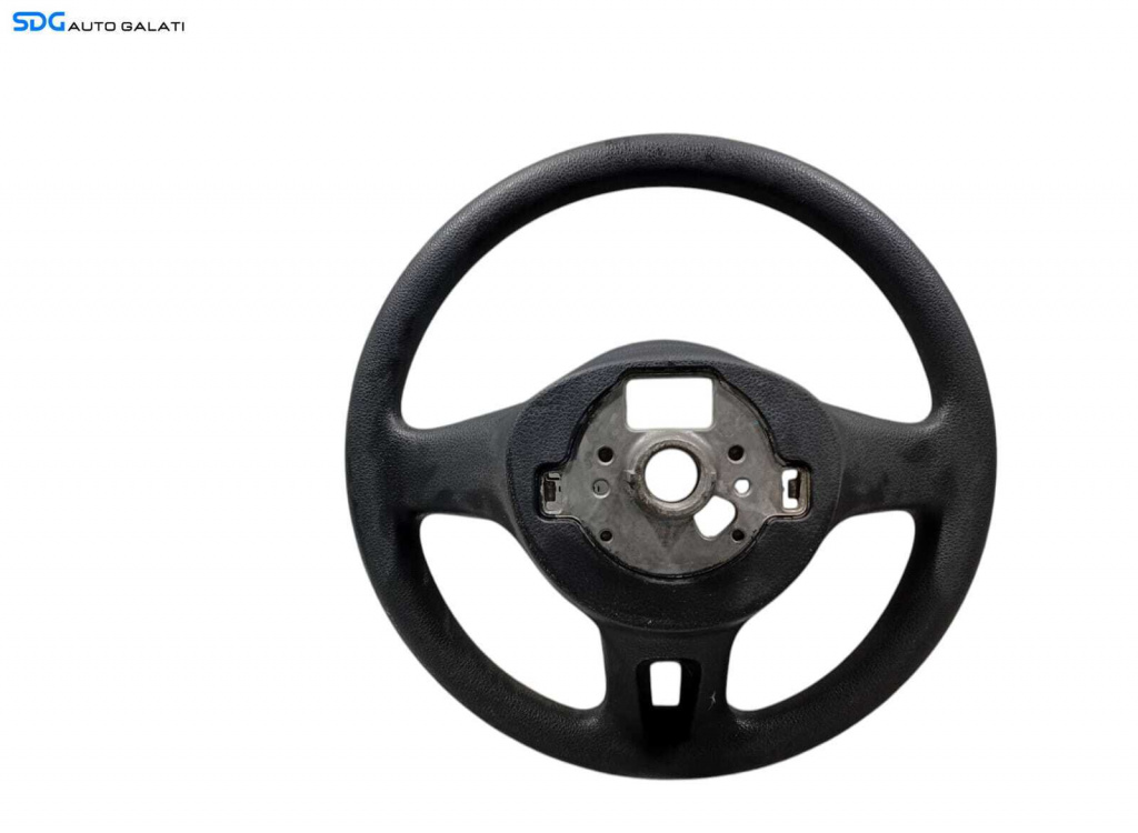 Volan din Plastic Venilin in 3 Spite cu Uzura Volkswagen Golf 6 2008 - 2013 Cod 5C0419091 (Uzura Centru Sus) [LC0874]