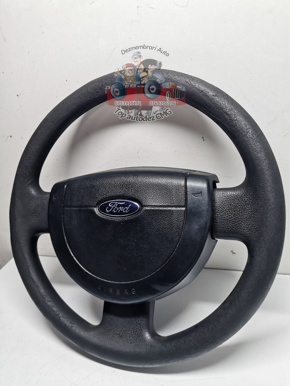Volan Ford fiesta 5 mk5 Fusion complet cu airbag