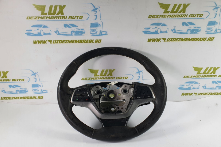 Volan in 3 spite din piele cu comenzi 56130-f2000 56130f2000 Hyundai Elantra AD [2015 - 2020]