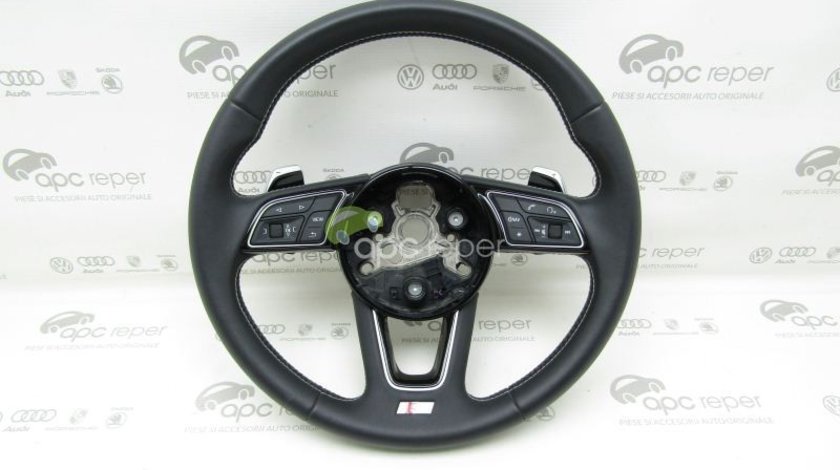 Volan Original Audi S4 / S5 8W (B9) comenzi si padele - Cod: 8W0419091S