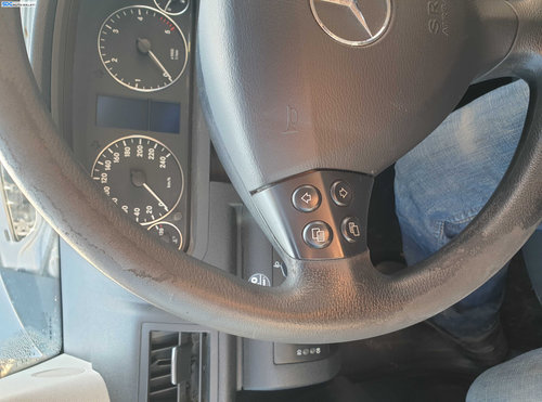 Volan Piele 3 Spite cu Comenzi FARA Airbag cu Uzura Mercedes Clasa A Class W169 2004 - 2012 [K2011]