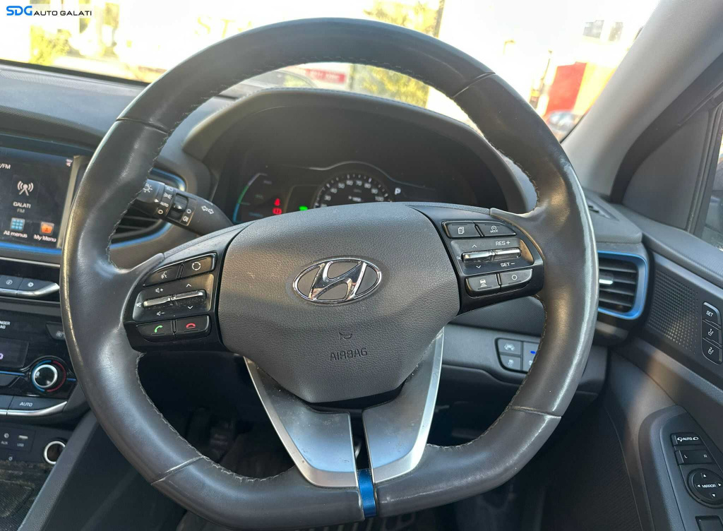 Volan Piele 3 Spite cu Comenzi FARA Airbag Hyundai Ioniq 2016 - 2019 [K6508]