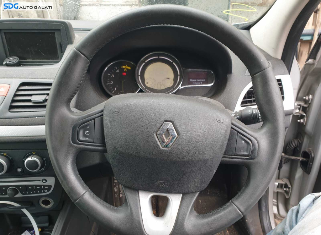 Volan Piele 3 Spite cu Comenzi Fara Airbag Renault Megane 3 2008 - 2015 [C2170]