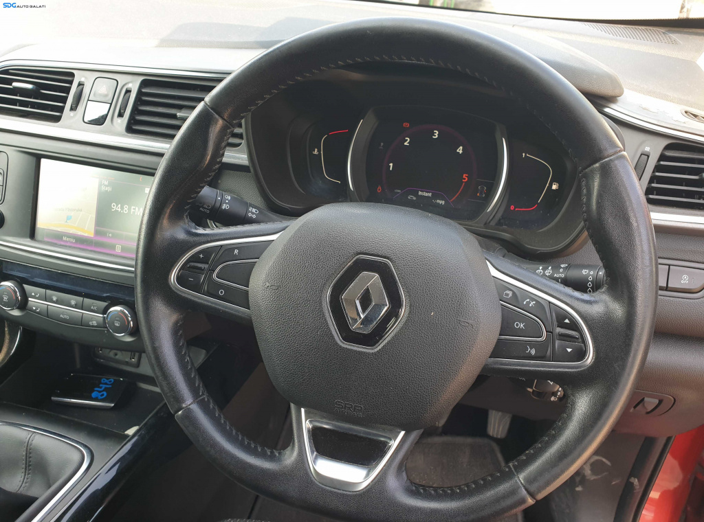 Volan Piele 3 Spite cu Comenzi FARA Airbag Renault Kadjar 2015 - 2018 [K5687]
