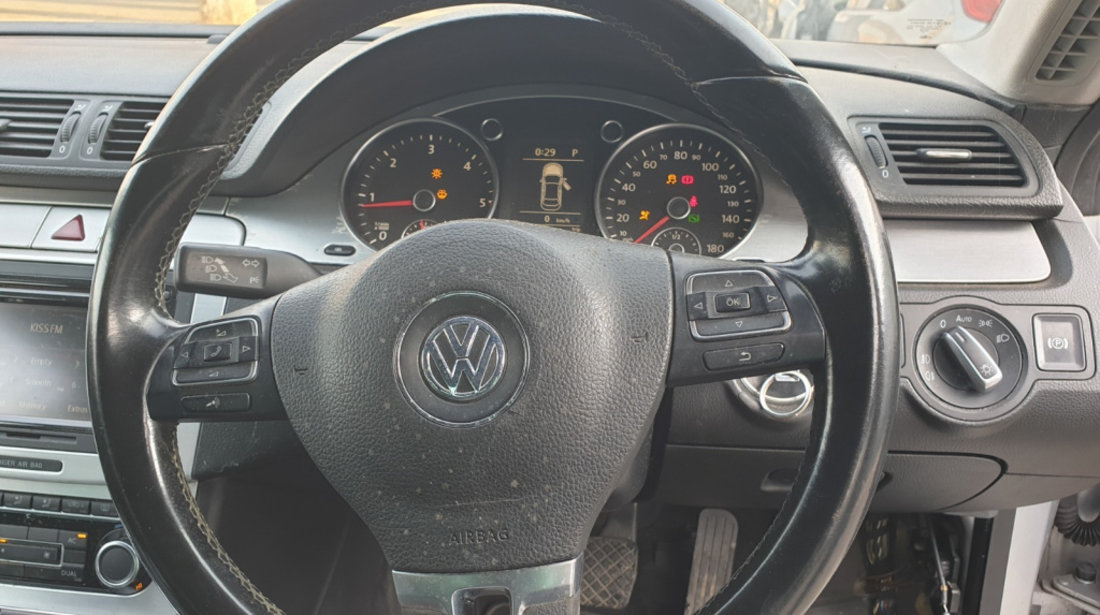 Volan Piele 3 Spite cu Comenzi Fara Airbag Volkswagen Passat CC 2008 - 2012 [C3875]