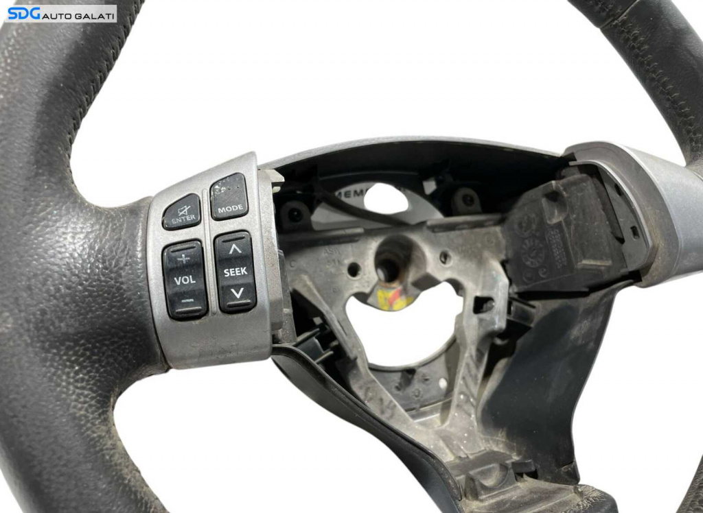 Volan Piele 3 Spite Fara Airbag cu Comenzi Opel Agila B 2008 - 2014 [C0131]