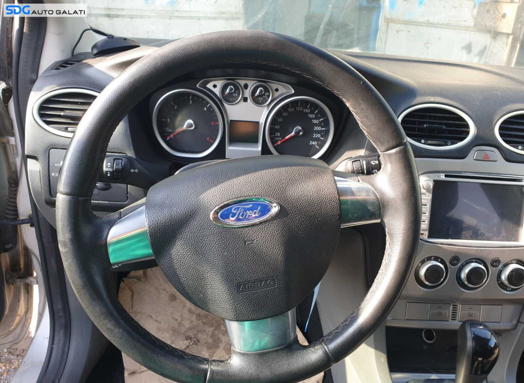 Volan Piele 3 Spite Fara Airbag Ford Focus 2 2004 - 2010