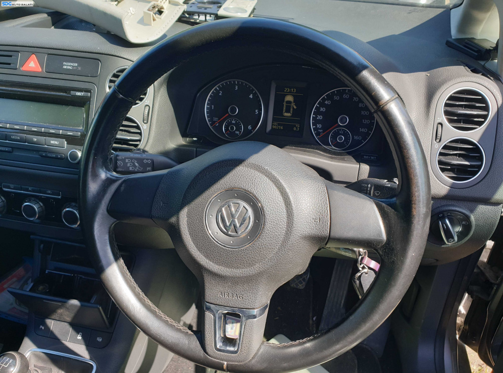 Volan Piele 3 Spite FARA Airbag Volkswagen Golf 6 Plus 2008 - 2014 [K5498]