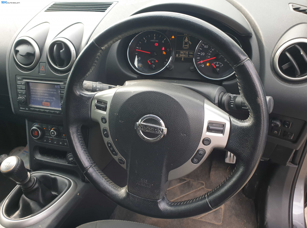 Volan Piele 3 Spite Model cu Comenzi FARA Airbag Nissan Qashqai J10 2007 - 2013 [K6631]