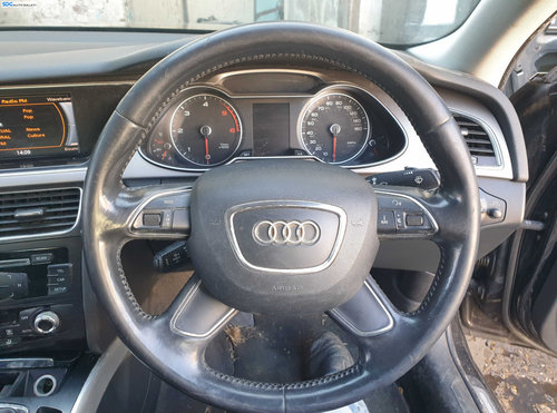 Volan Piele 4 Spite cu Comenzi Audi A4 B8 FL Facelift 2012 - 2015 [K3535]