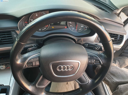 Volan Piele 4 Spite cu Comenzi cu Padele Audi A6 C7 NFL Non Facelift 2011 - 2014 [K0834]