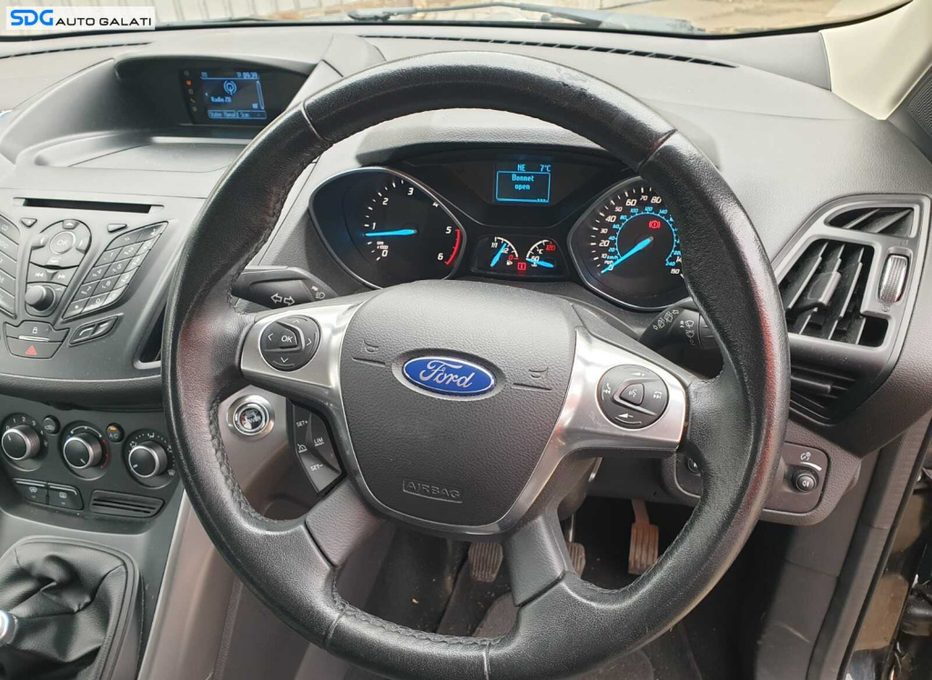 Volan Piele 4 Spite cu Comenzi FARA Airbag Ford Kuga 2 2012 - 2019