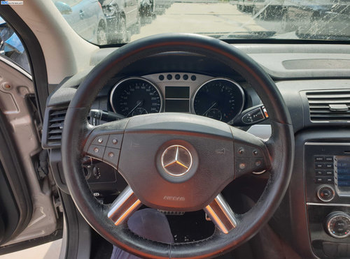 Volan Piele 4 Spite cu Comenzi FARA Airbag Mercedes Clasa R Class V251 W251 2005 - 2010 [K6750]
