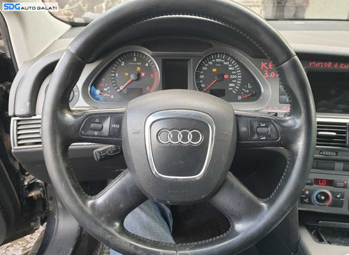 Volan Piele 4 Spite cu Uzura Fara Airbag Audi A6 C6 4F 2005 - 2011 [C5614]