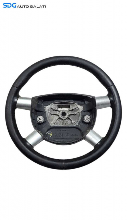 Volan Piele 4 Spite FARA Airbag Ford Mondeo MK3 2000 - 2007 Cod 3S71-3599-CBW [L7463]