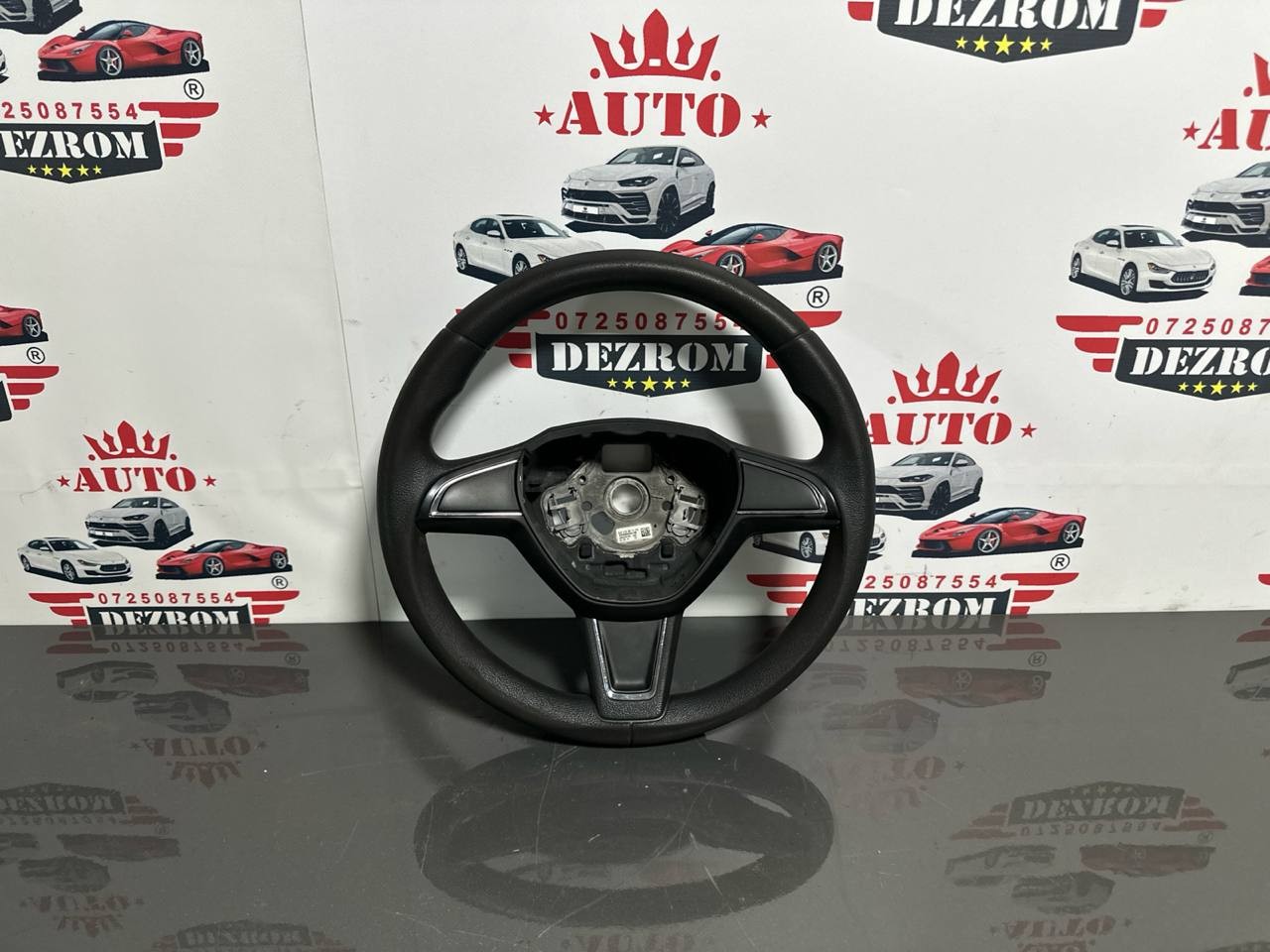 Volan piele 5JA419091A Skoda Octavia III 1.0 TSI 115 cai DKRF