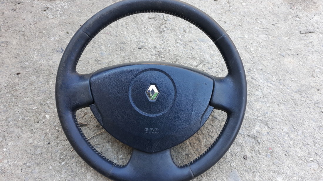 Volan Piele + Airbag Renault Clio 1998 2011