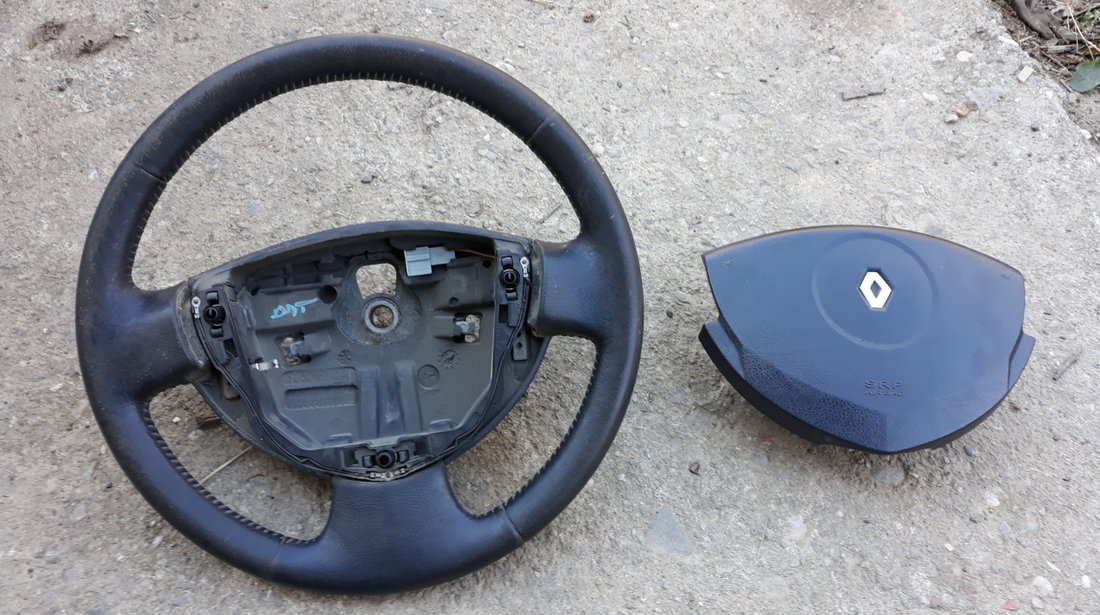 Volan Piele + Airbag Renault Clio 1998 2011