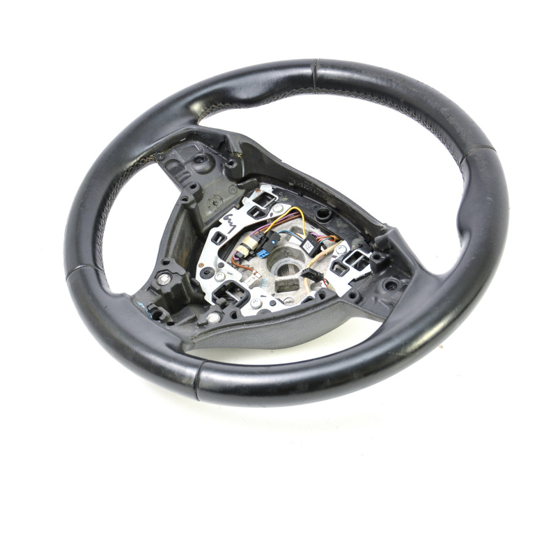 Volan Piele Bmw 5 - F10, F18, F11 2009-2017 530 D N57 D30 A Motorina Usoare Urme De Uzura 6790894, 6 790 894, 32336790894, 3233-6 790 894, 32.33-6 790 894, 6790891, 6 790 891, 32.33-6 790 891, Slc516507010, 11B157Aa09045, 64121681