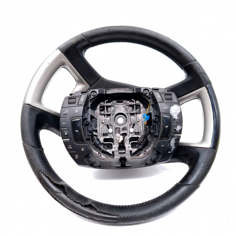 Volan Piele Citroen C5 2 (Rd, Td) 2008-2017 2.0 Hdi Rhr (Dw10Bted4) Motorina Necesita Reparatie / Retapitare 609435700, 6104110, 6030203 Autoliv