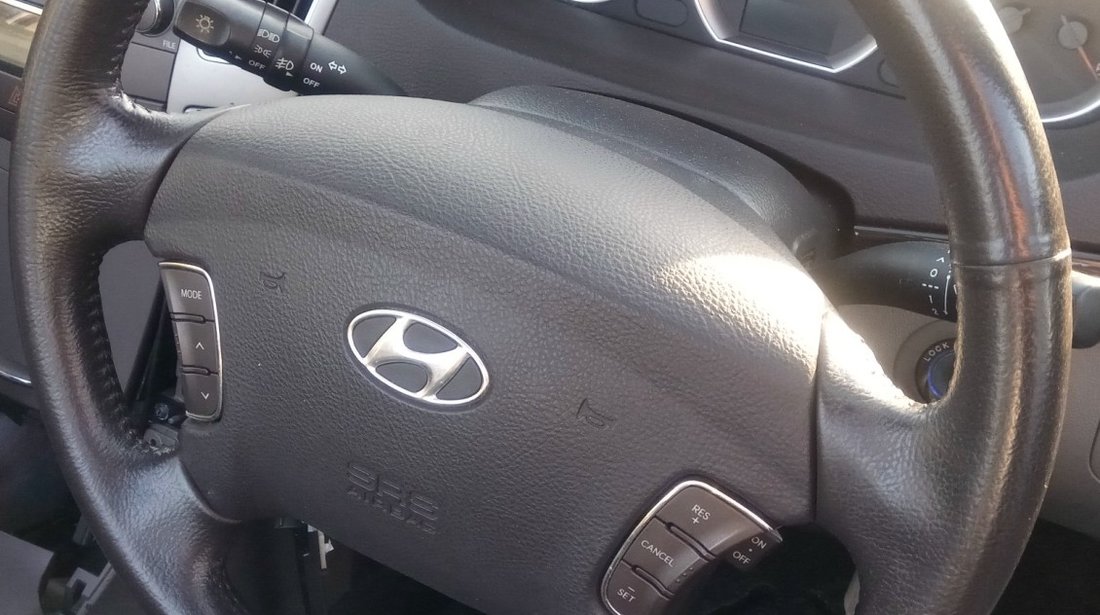 Volan piele comenzi airbag Hyundai Sonata NF 2009 facelift